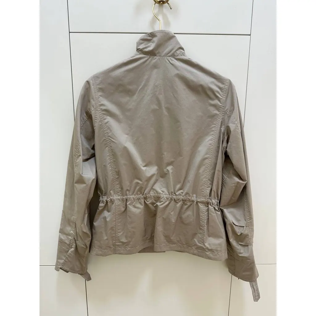 Saint Laurent Two Sides Leopard Print Utility Jacket Sz.S Pre-owned Beige Good - Back View