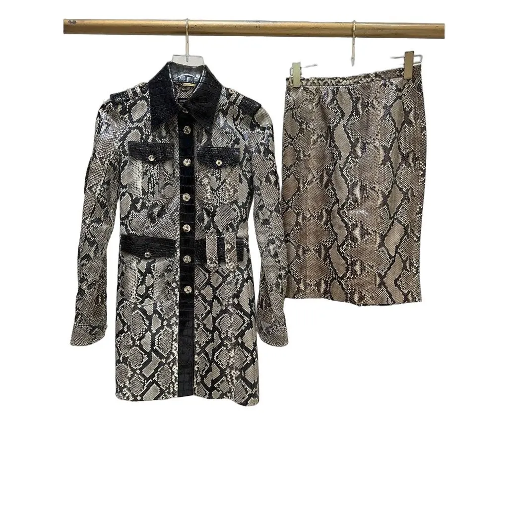 Dolce & Gabbana 2005 Vintage Skirt Suit Set Sz.38 Pre-owned