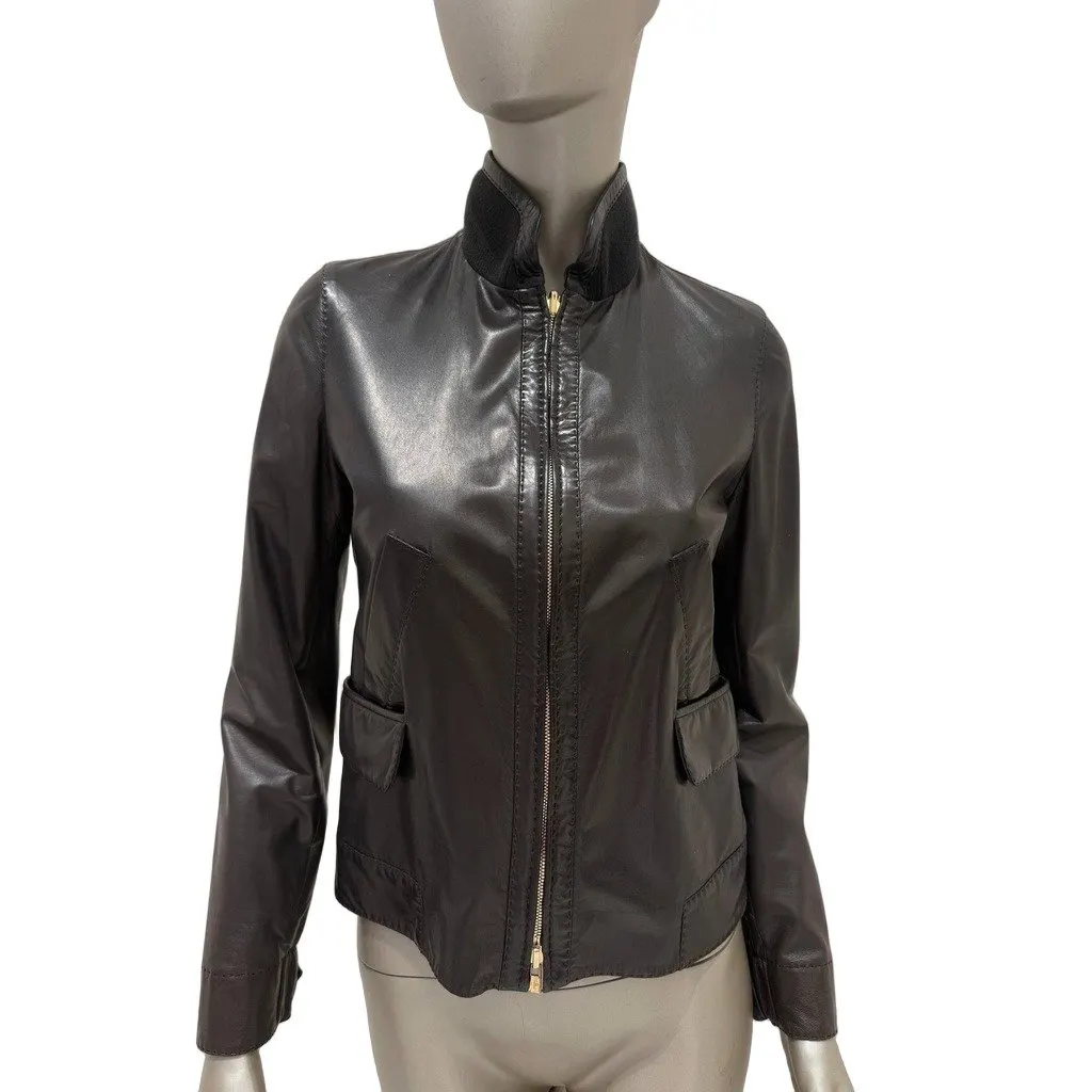 Loro Piana Reversible Brown/Black Jacket - IT 40 Pre-owned