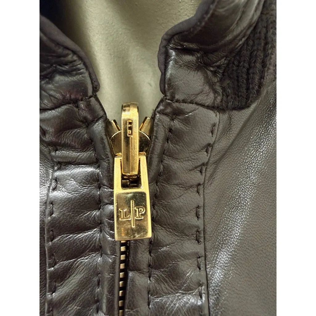 Loro Piana Reversible Brown/Black Jacket - IT 40 Pre-owned Black Leather Good - Box View