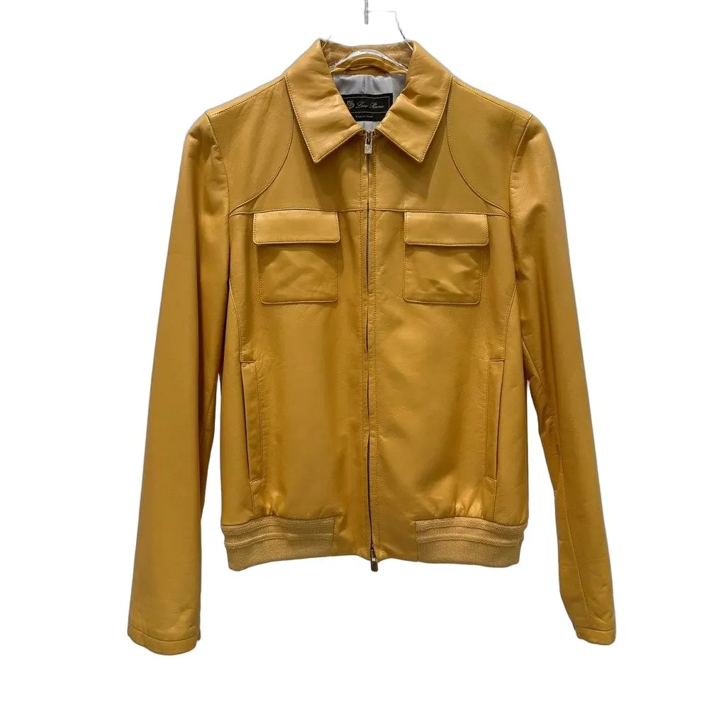 Loro Piana Vintage Lambskin Leather Jacket IT 44 Pre-owned