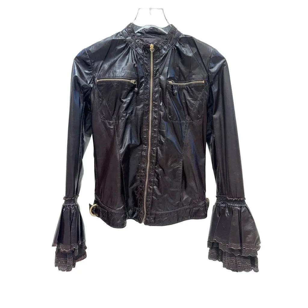 Roberto Cavalli Vintage Leather Jacket - IT 38 Pre-owned