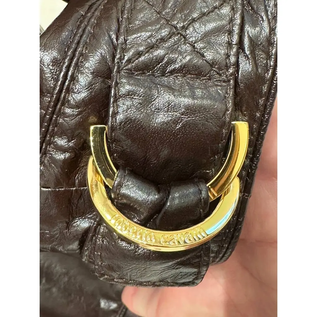 Roberto Cavalli Vintage Leather Jacket - IT 38 Pre-owned MultiColor Leather Good - Box View