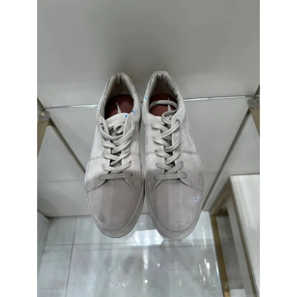 Loro Piana Tennis Walk White Suede Sneakers EU 36 Pre-owned White Suede Good - Inside View