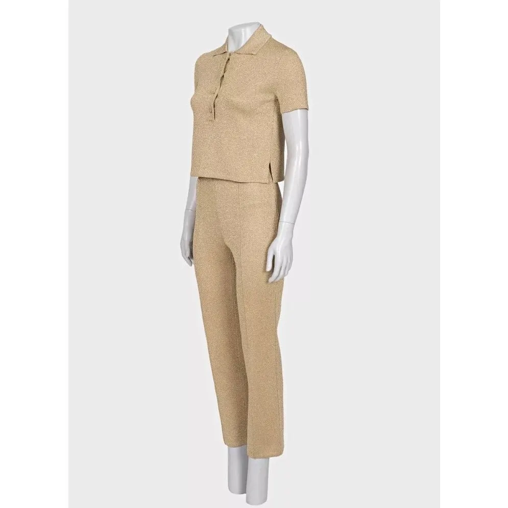 Christian Dior NWOT Christian Dior Gold-Tone Suit Sz.34 Pre-owned Gold Never worn - Back View