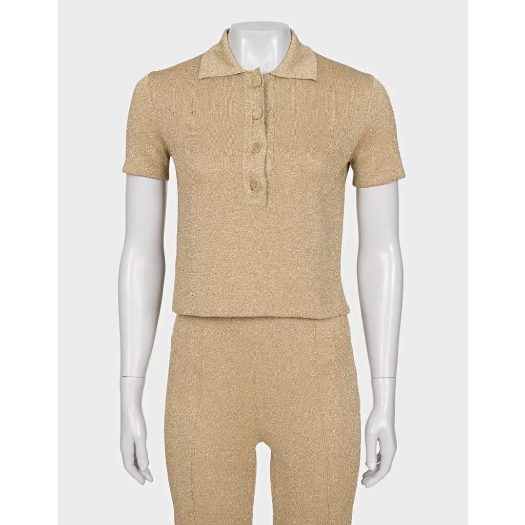 Christian Dior NWOT Christian Dior Gold-Tone Suit Sz.34 Pre-owned Gold Never worn - Box View