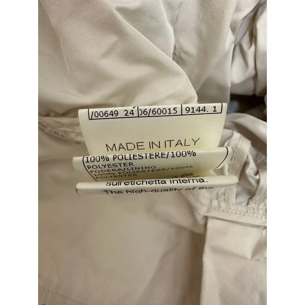 Ermanno Scervino Chic Ivory Fitted Jacket Sz.44 It Pre-owned White Polyester Good - Box View