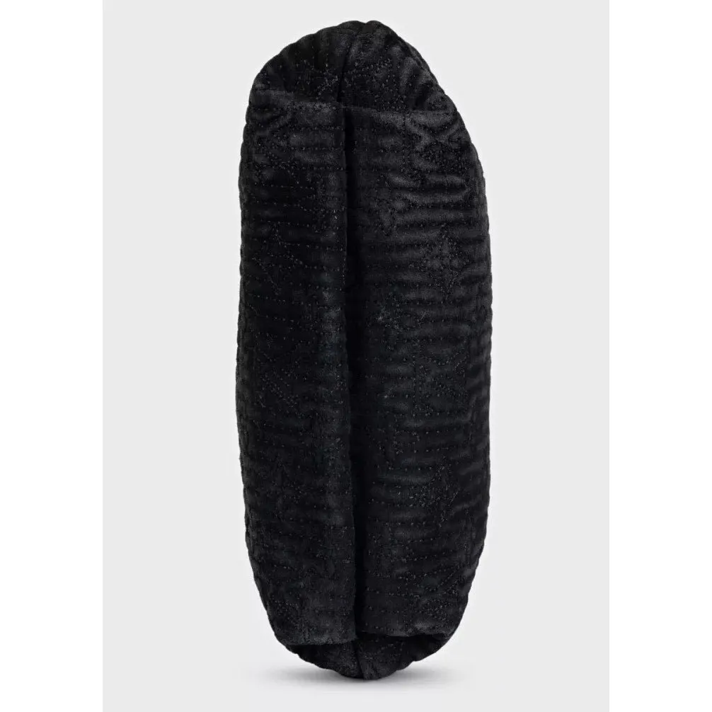 Louis Vuitton Motard Afterdark Black Suede Clutch Pre-owned Black Suede Good - Model View
