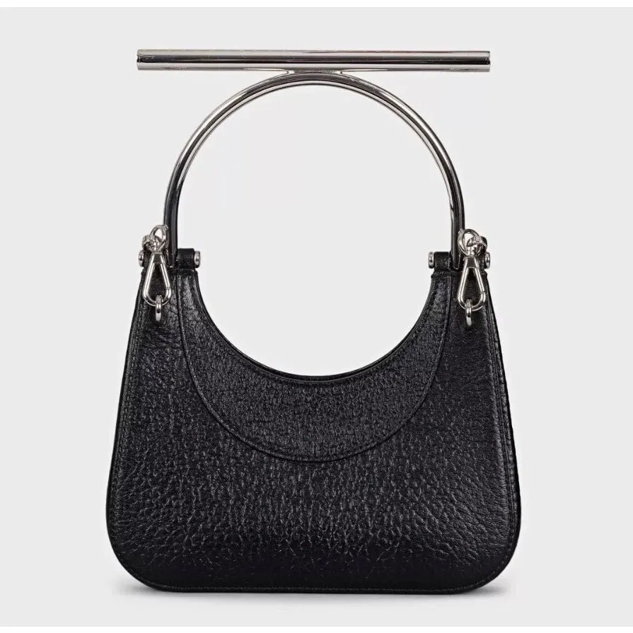 Alexander McQueen NWOB Alexander McQueen T-Bar Black Leather Mini Bag Pre-owned Black Leather Never worn - Inside View