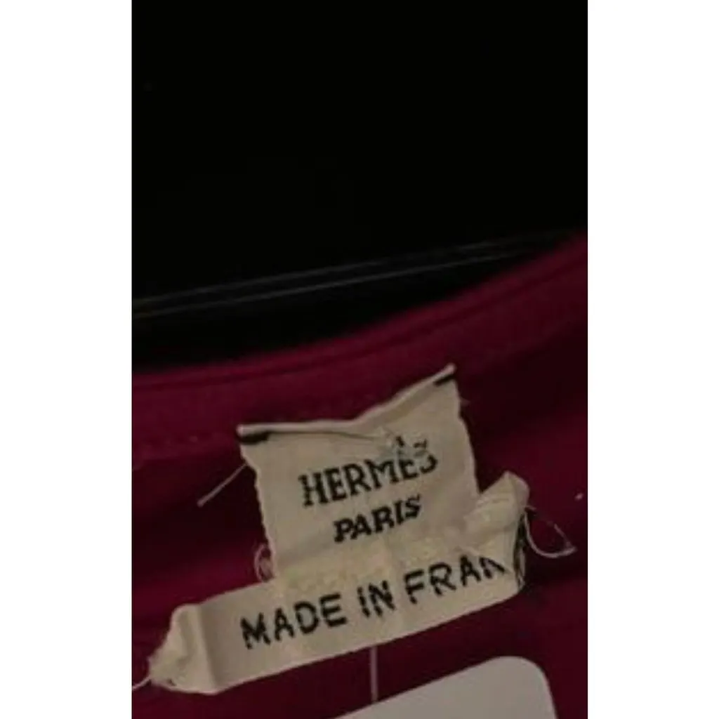Hermès Pink Cotton Drawstring Dress Sz.40 Pre-owned Pink Cotton Good - Box View
