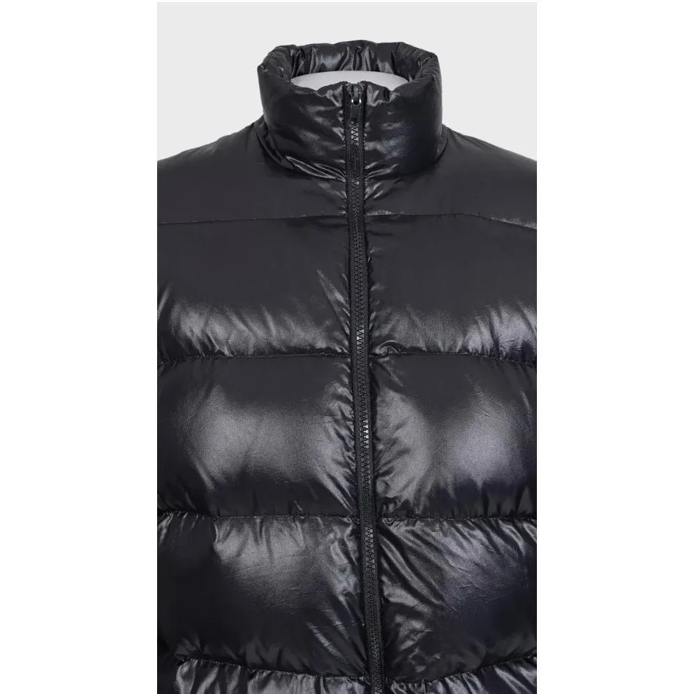 valentino Black Oversized Puffer Jacket | IT 38/XS Pre-owned Black Good - Model View