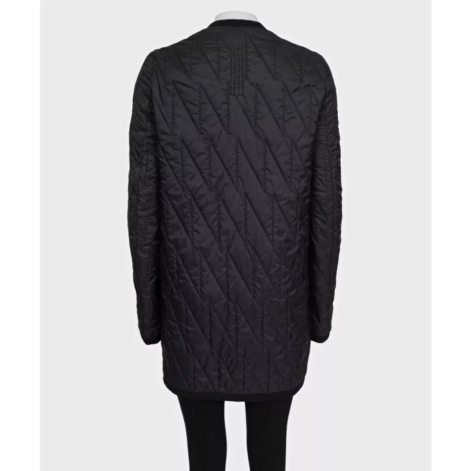 Rick Owens Black Straight Snap Button Jacket Coat IT 40 S Pre-owned Black Good - Inside View