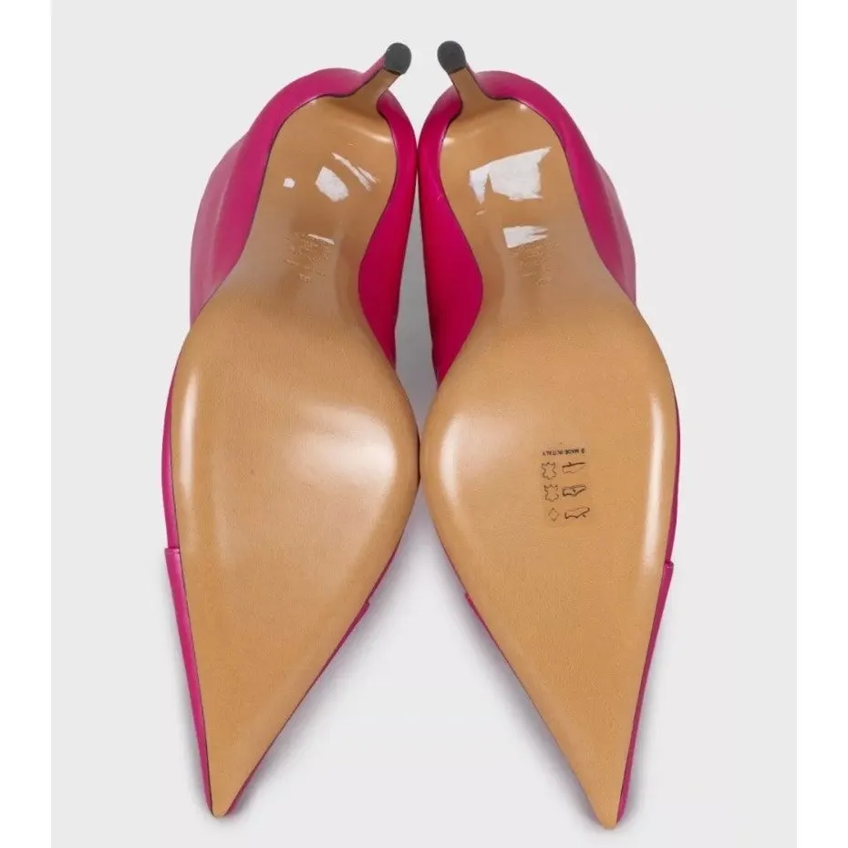 Alexandre Vauthier NWB Alexandre Vauthier Raquel 105 Pink Ankle Boots - EU 40 Pre-owned Pink Leather Good - Box View