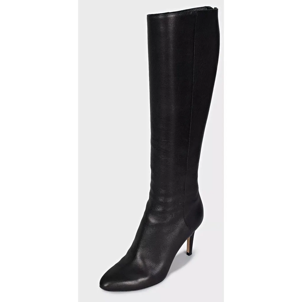 Jimmy Choo Black Leather Stiletto Boots EU 36.5 Pre-owned Black Leather Good - Inside View