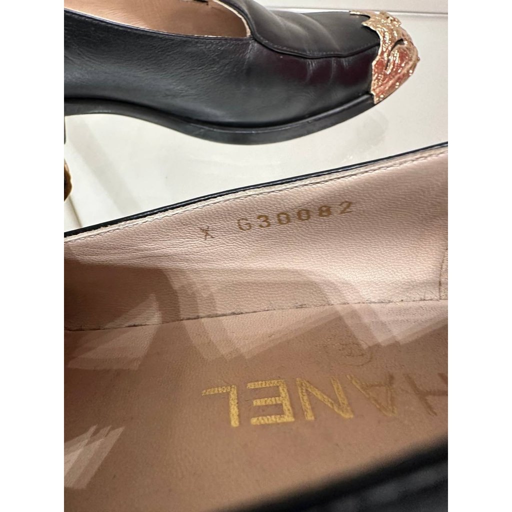 Chanel Paris Dallas Black Leather Gold | Libas Collective