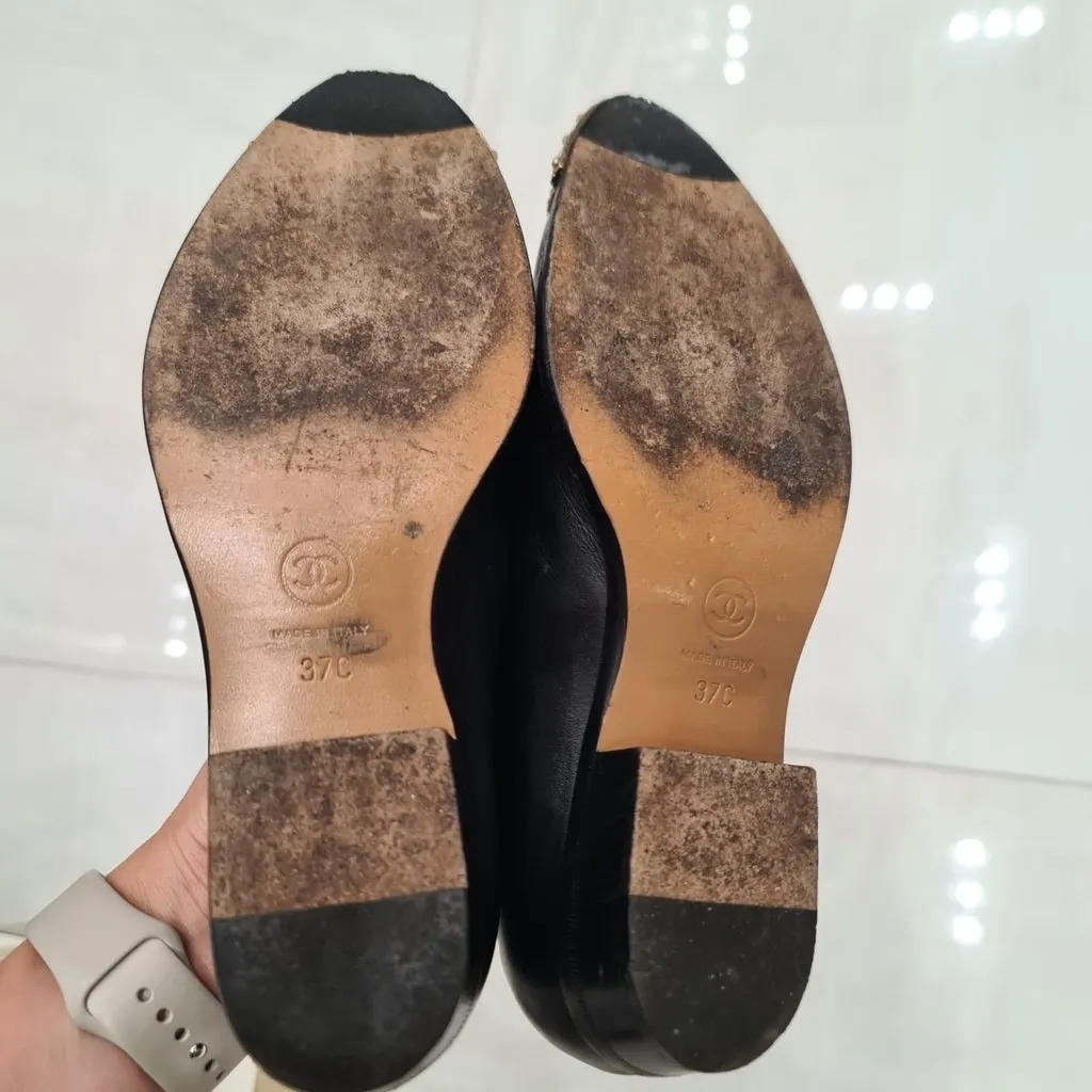 Chanel Paris Dallas Black Leather Gold | Libas Collective