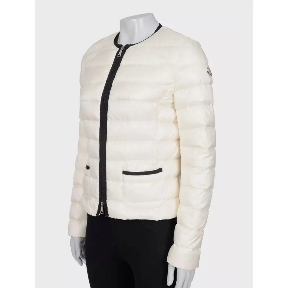 Moncler Women's Down Puffer Jacket - Size S Pre-owned MultiColor Polyamide Good - Back View