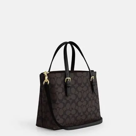 Coach Mollie Tote 25 Black Canvas Never worn, with tag - Box View