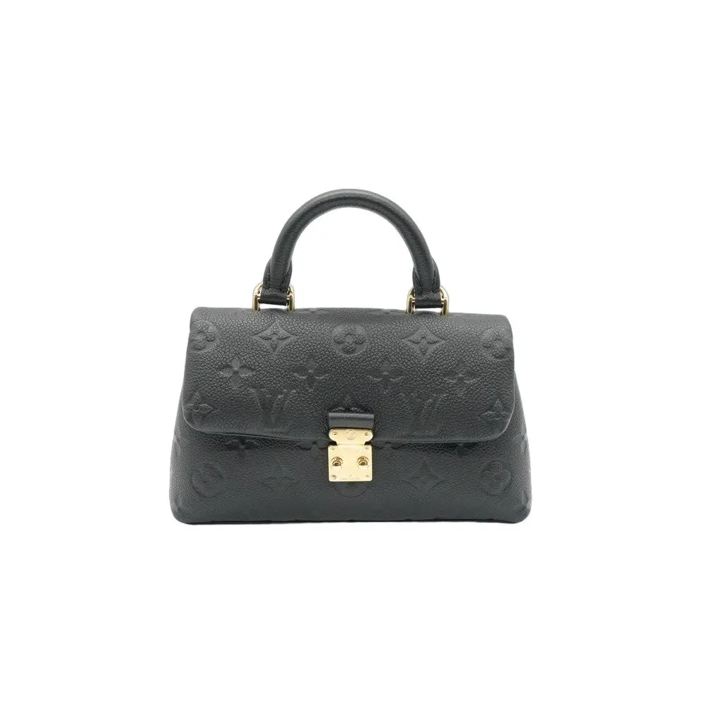 Louis Vuitton Nano Madeleine Black Monogram Empreinte