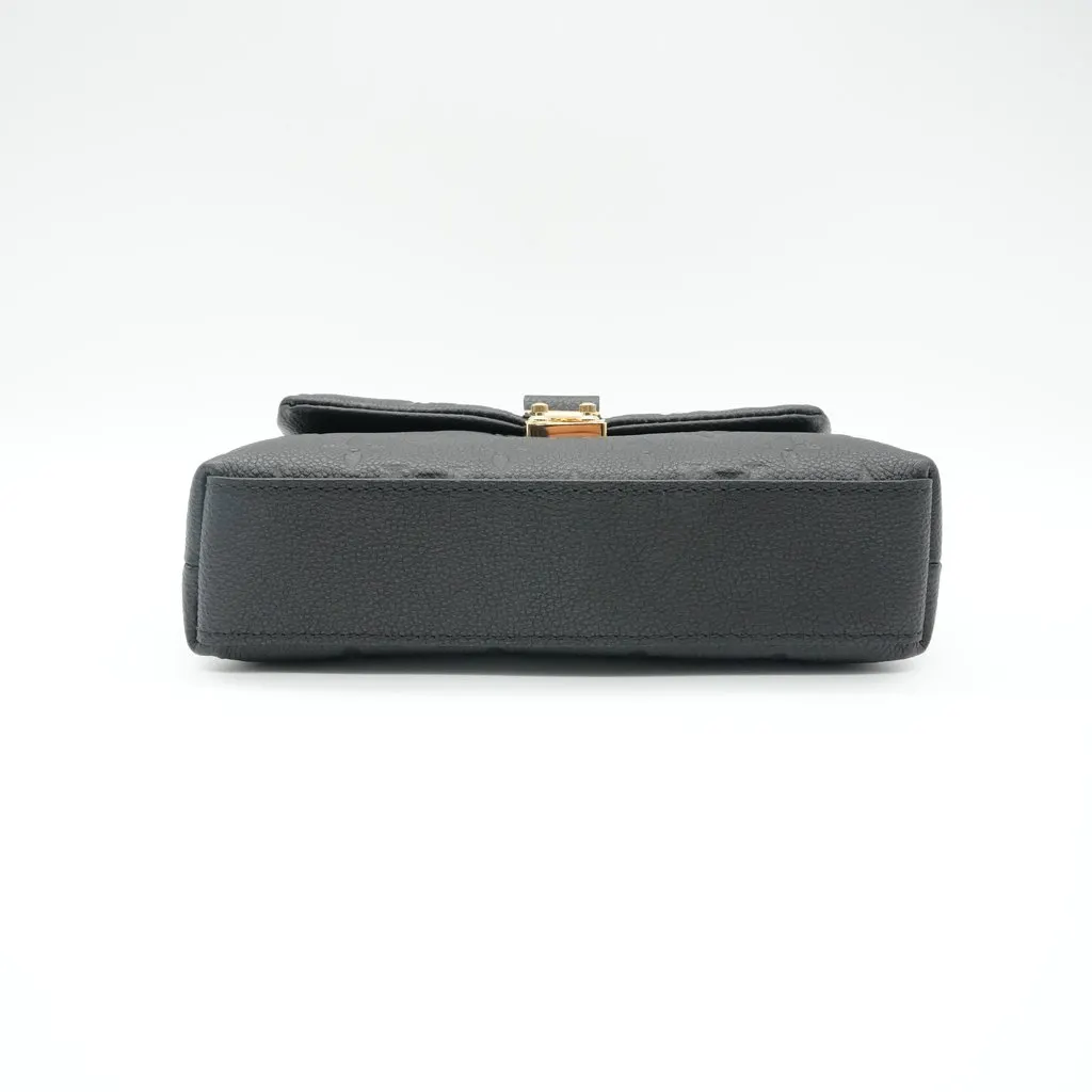 Louis Vuitton Nano Madeleine Black Monogram Empreinte Black Leather Very good - Inside View