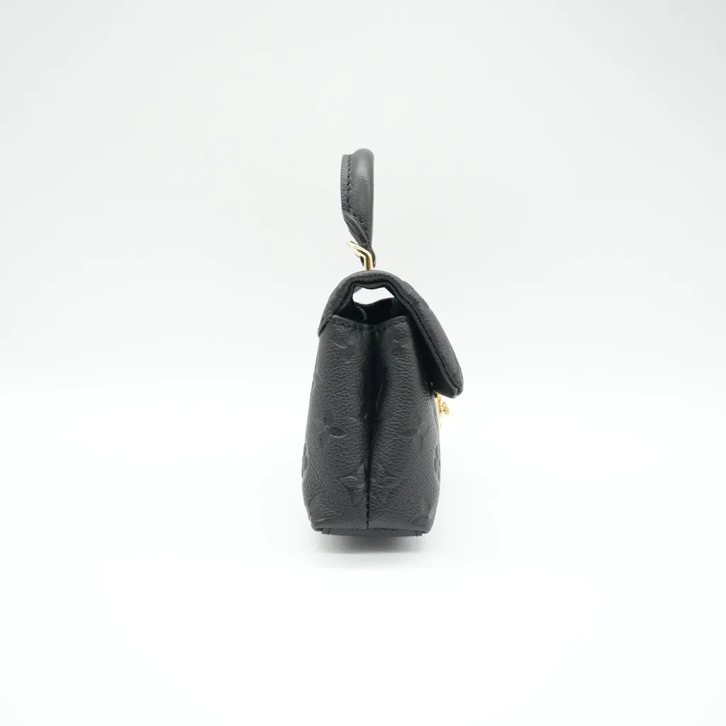 Louis Vuitton Nano Madeleine Black Monogram Empreinte Black Leather Very good - Box View