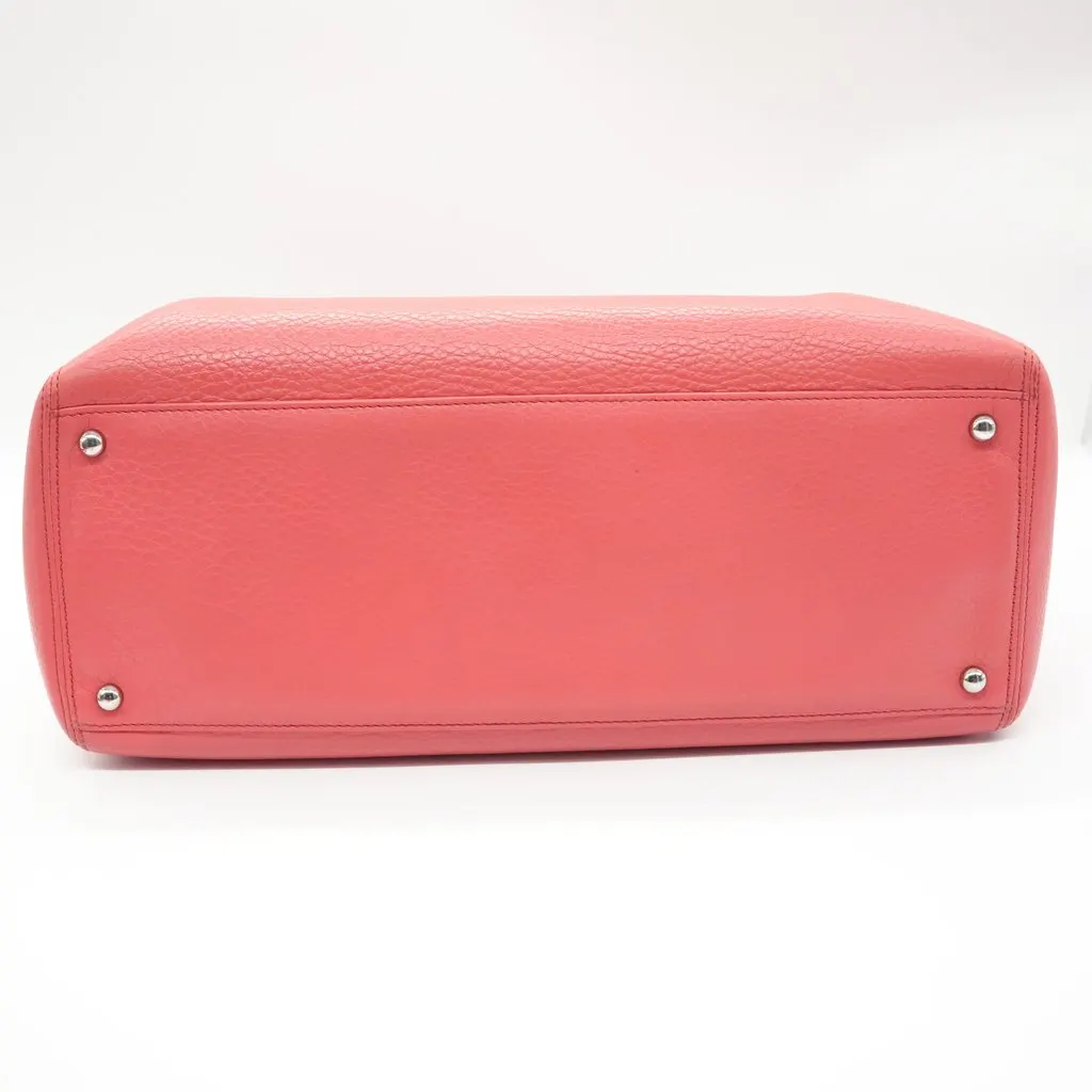 Chanel Executive Cerf Tote Pink Pink Leather Good - Inside View