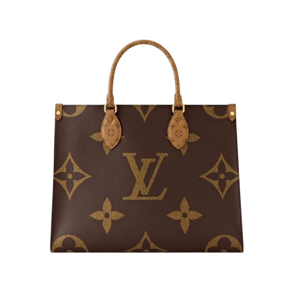 Louis Vuitton OnTheGo Tote Brown Leather Very good - Front View