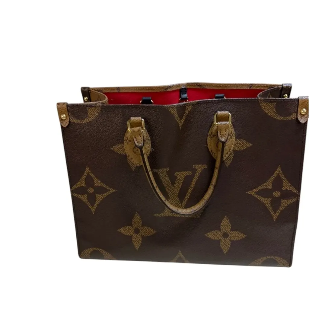 Louis Vuitton OnTheGo Tote Brown Leather Very good - Inside View