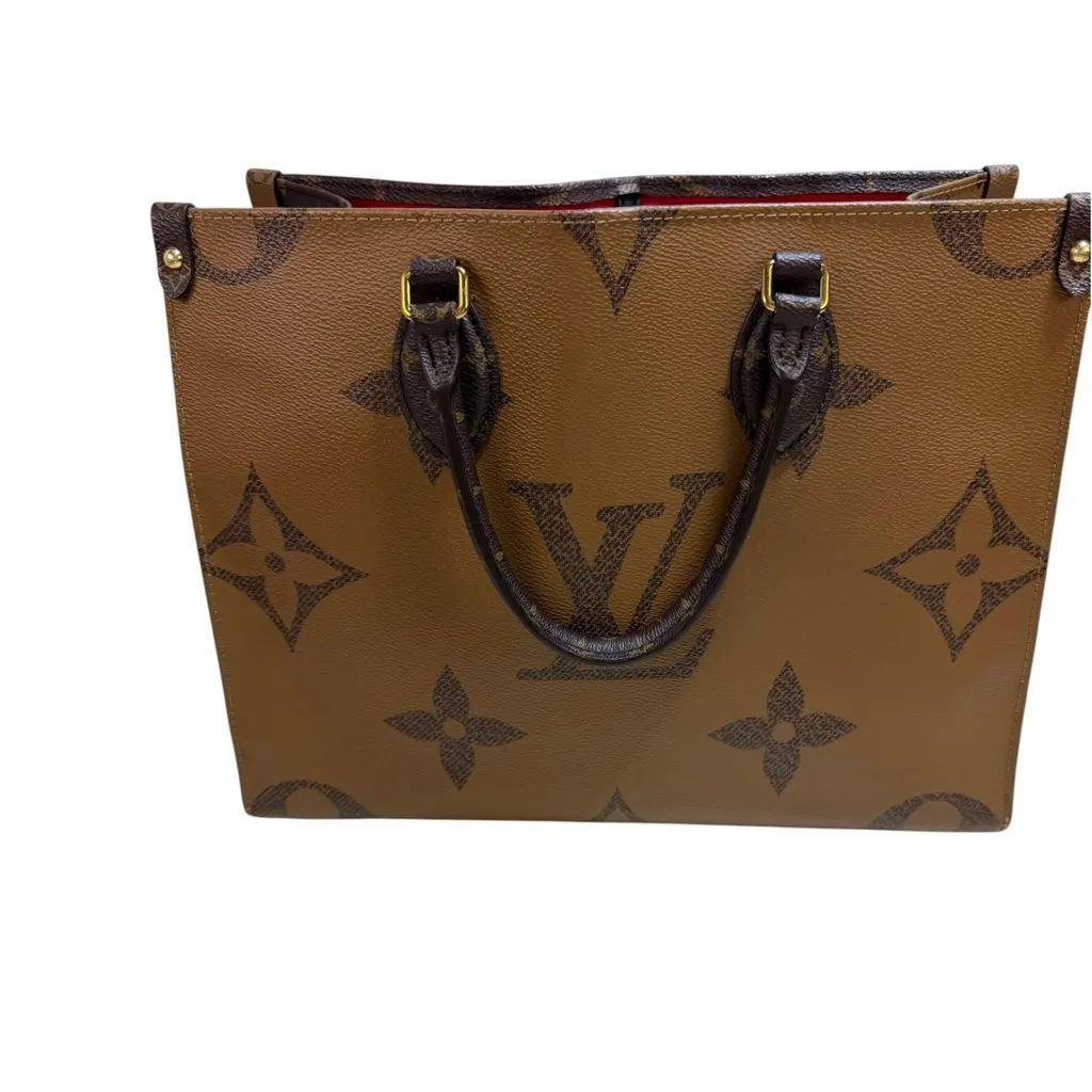 Louis Vuitton OnTheGo Tote Brown Leather Very good - Box View