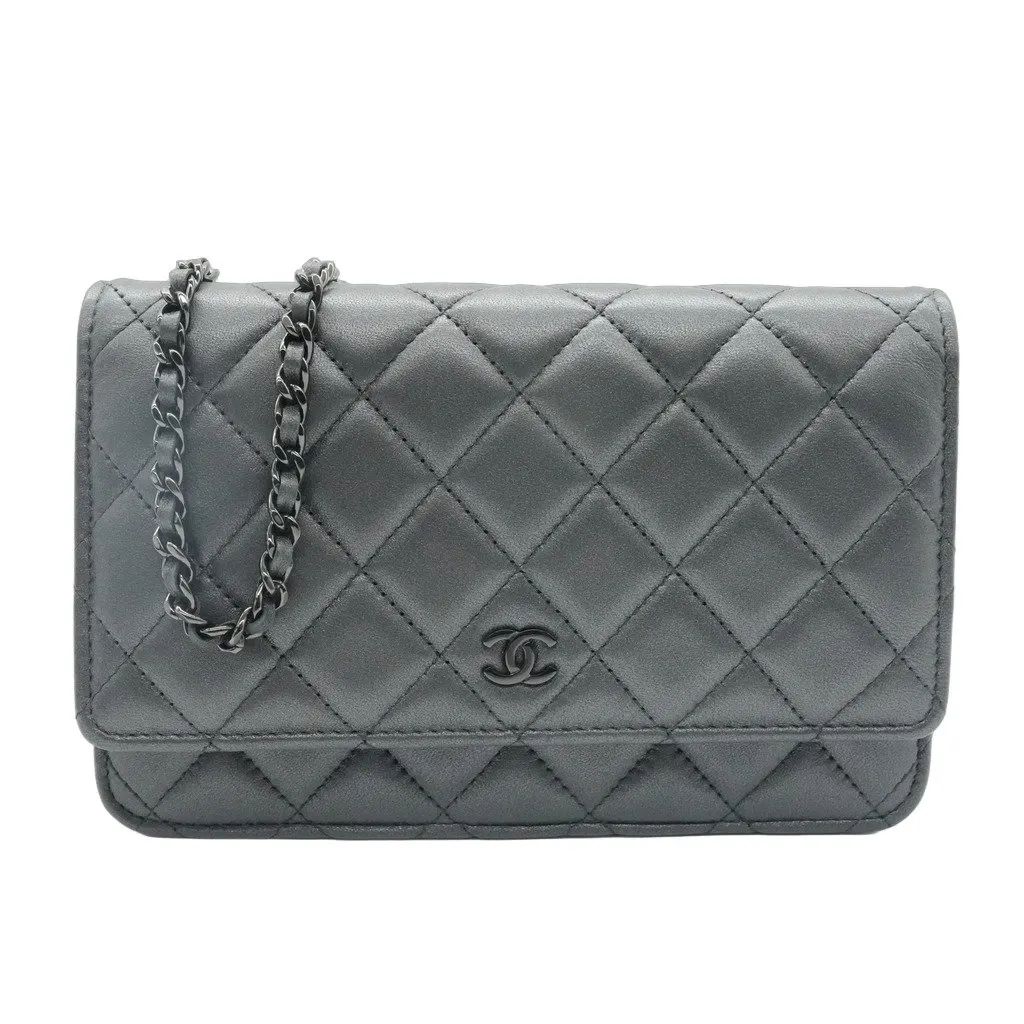 Chanel Classic Wallet On Chain So Black Lambskin