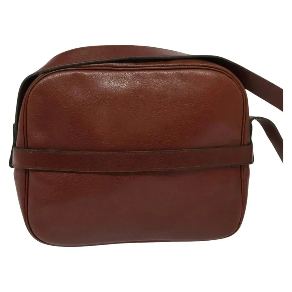 Dior Shoulder bag Brown Leather Good - Back View
