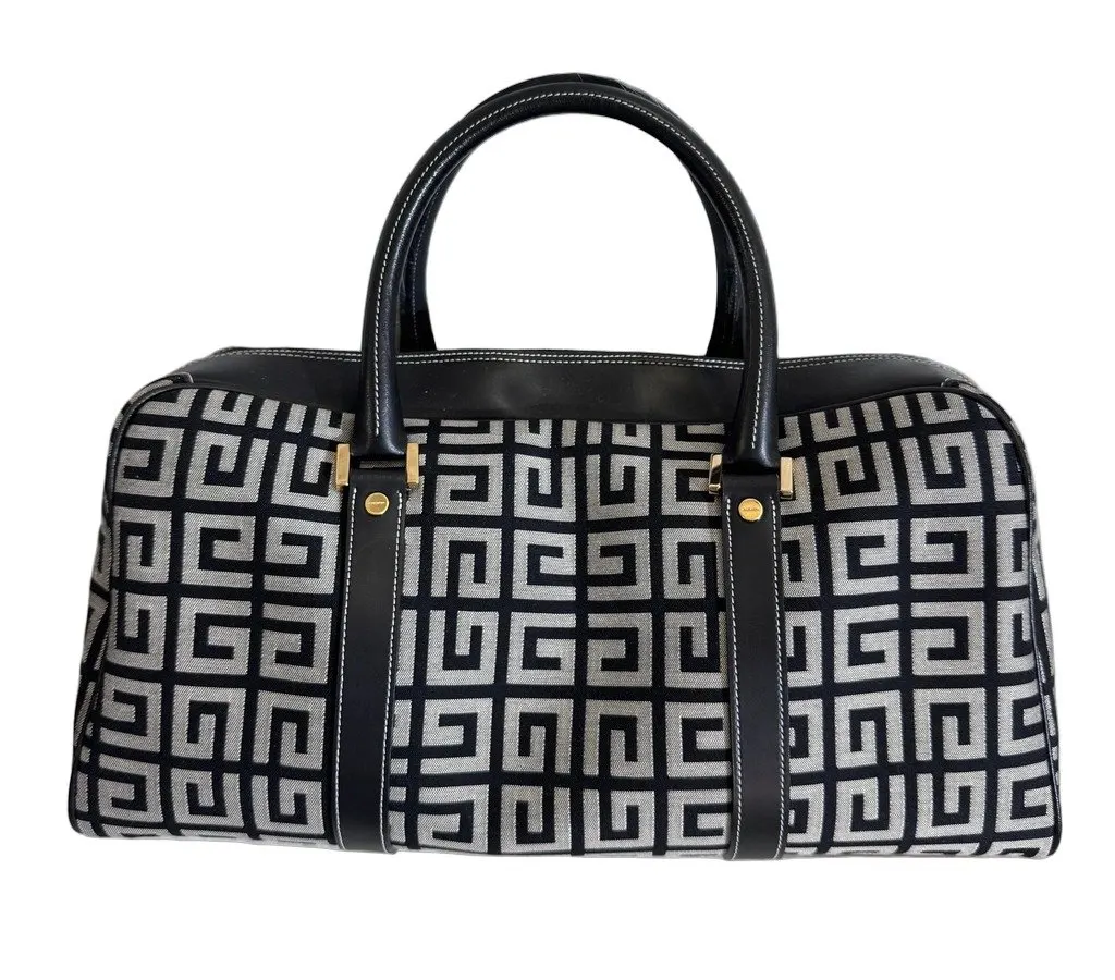 Givenchy 4G Monogram Boston bag Black & Gray