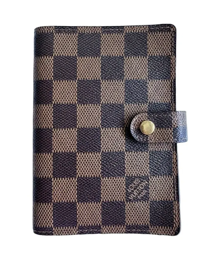 Louis Vuitton Damier Ebene Ring Agenda PM