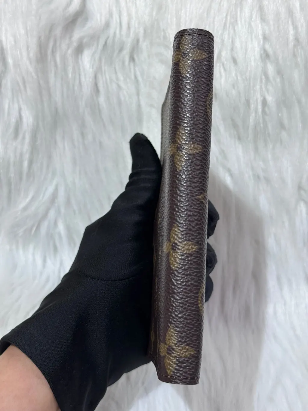 Louis Vuitton Monogram Canvas Ring Agenda PM Black Canvas Good - Box View