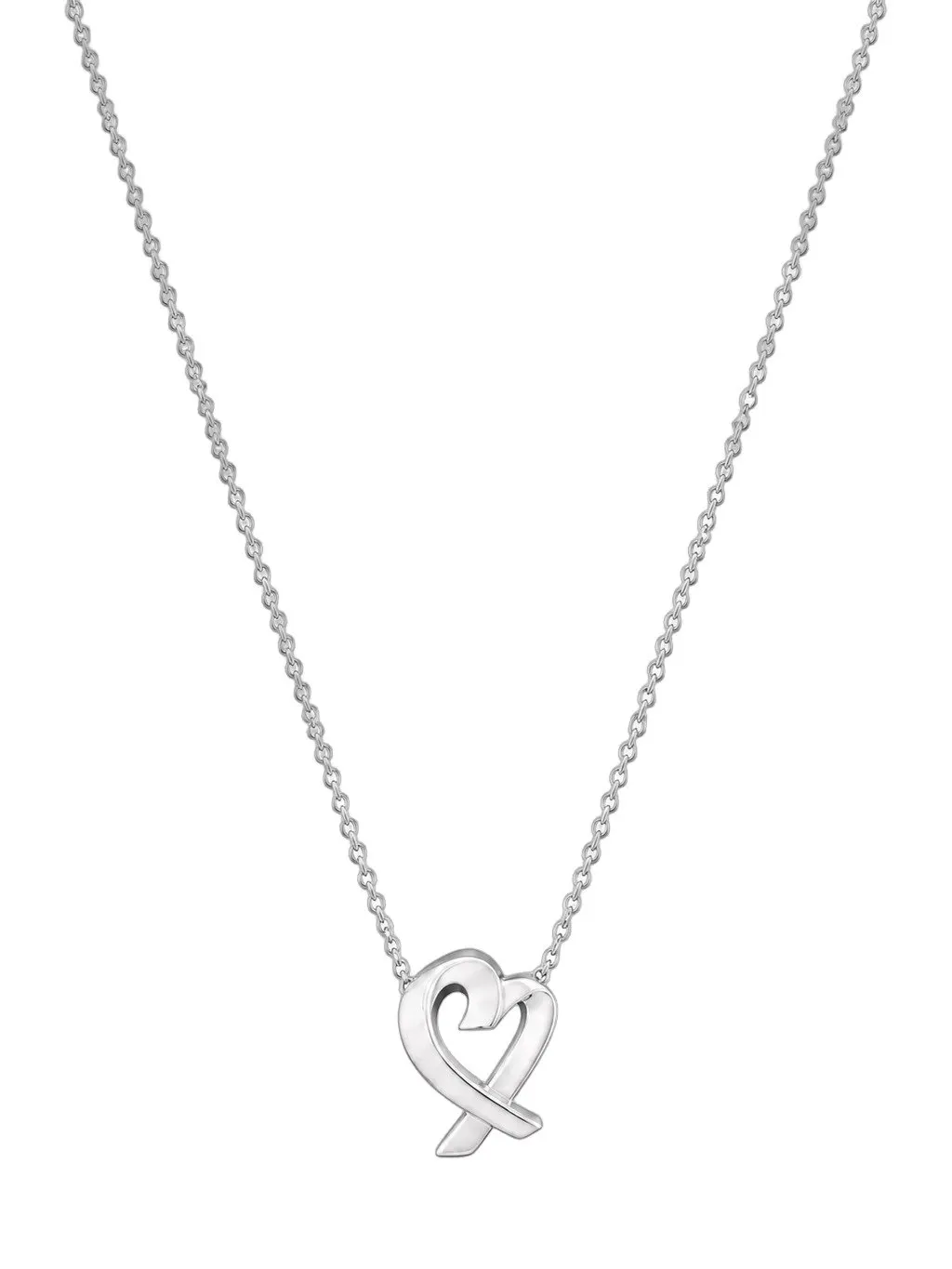 Tiffany & Co Loving Heart Necklace Paloma Picasso Silver