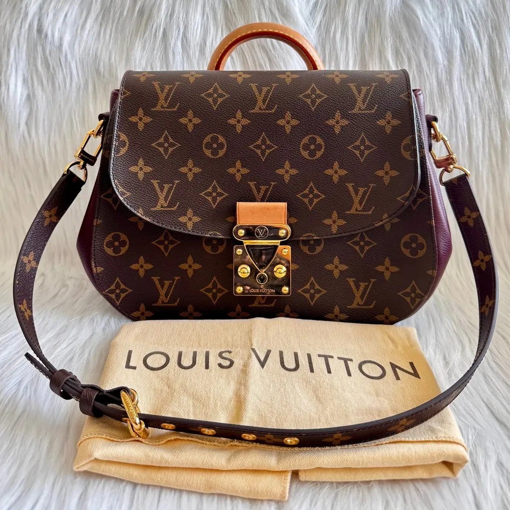 Louis Vuitton Aurore Monogram Eden MM Brown Canvas Good - Back View