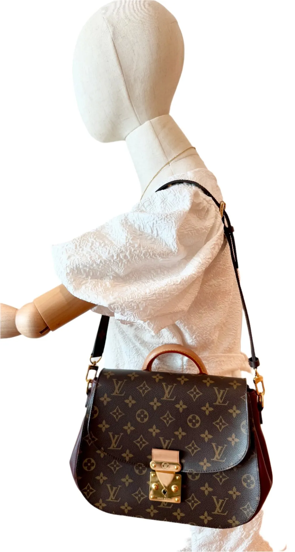 Louis Vuitton Aurore Monogram Eden MM Brown Canvas Good - Box View