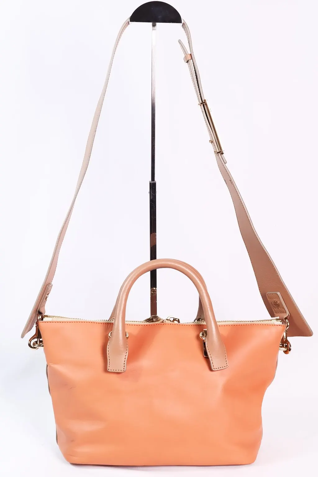 Chloé Two way Beige Salmon bag Beige Leather Good - Inside View