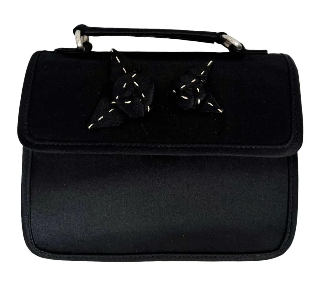 Prada Raso Mini Handbag Black