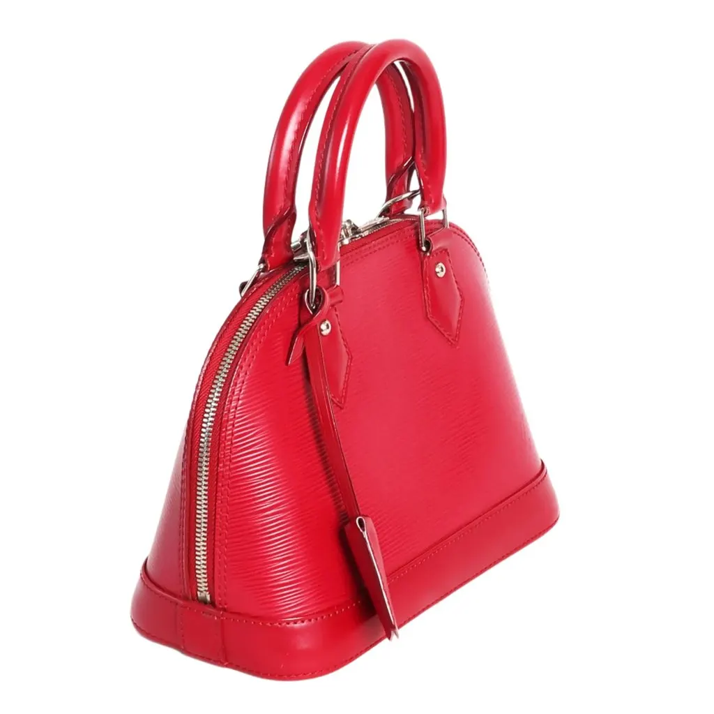 Louis Vuitton Fuschia Epi Leather Alma BB Pink Leather Very good - Inside View