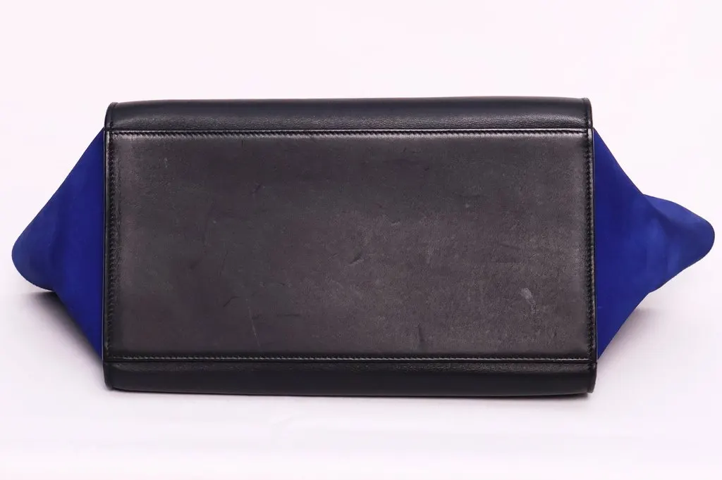 Celine Trapeze Tricolor Small Leather Two way handbag Black Leather Good - Box View