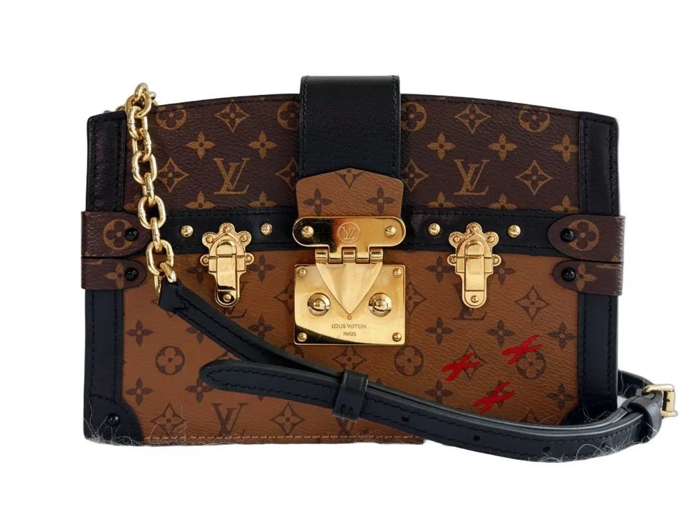 Louis Vuitton Monogram Reverse Trunk Clutch