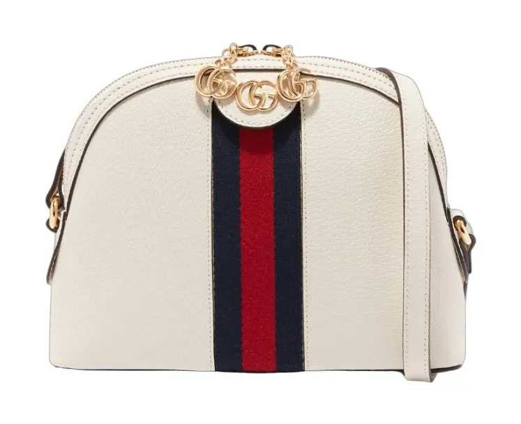 Gucci Mystic White Ophidia Dome Shoulder Small Bag