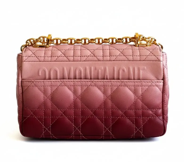 Dior Caro Small Shoulder Bag Ombre Pink Pink Leather Very good - Inside View