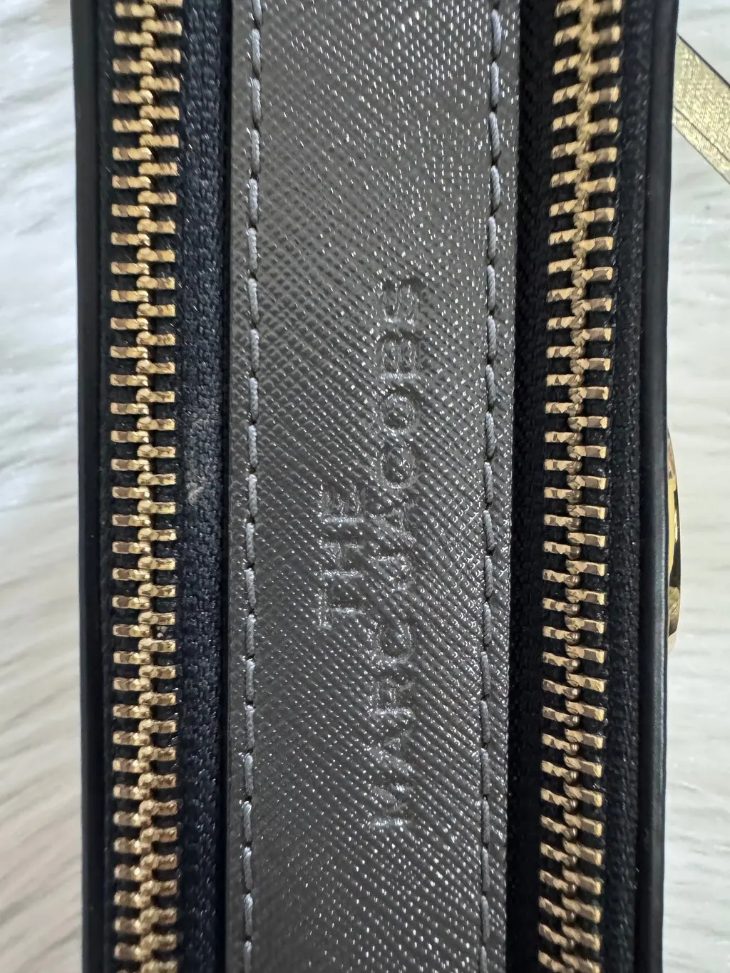Marc Jacobs Snapshot Crossbody-Silver & Red Red Leather Good - Inside View
