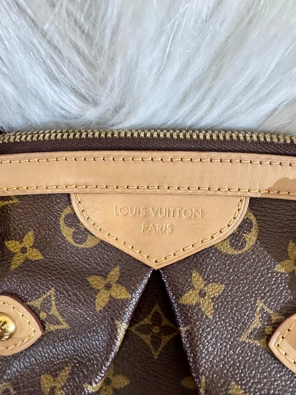 Louis Vuitton Monogram Tivoli GM Brown Canvas Good - Inside View