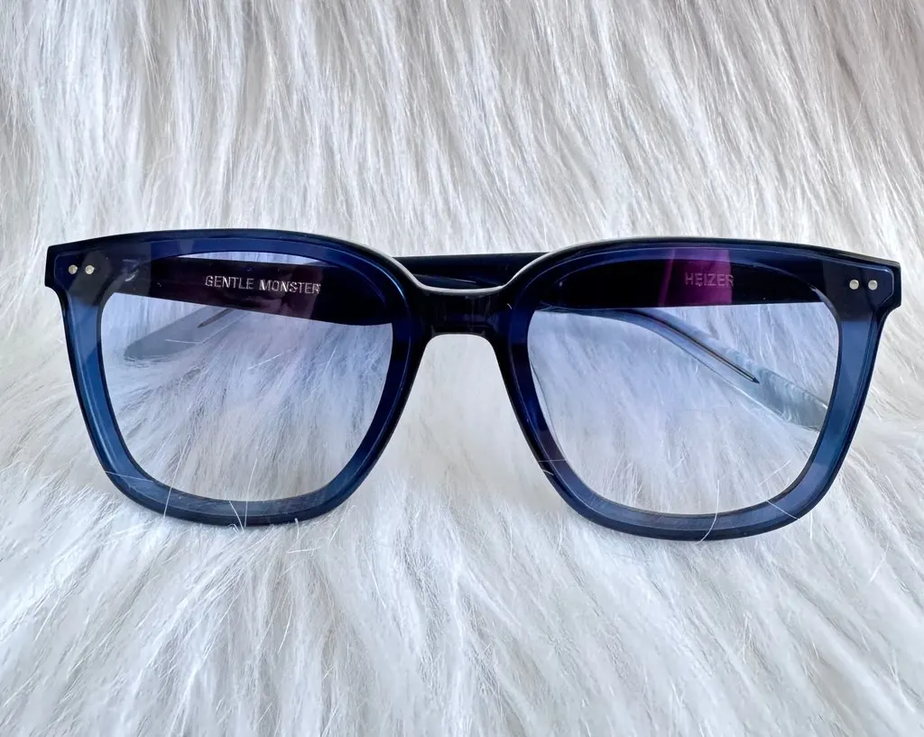 Gentle Monster Heizer NC2 Sunglasses Navy Good - Back View