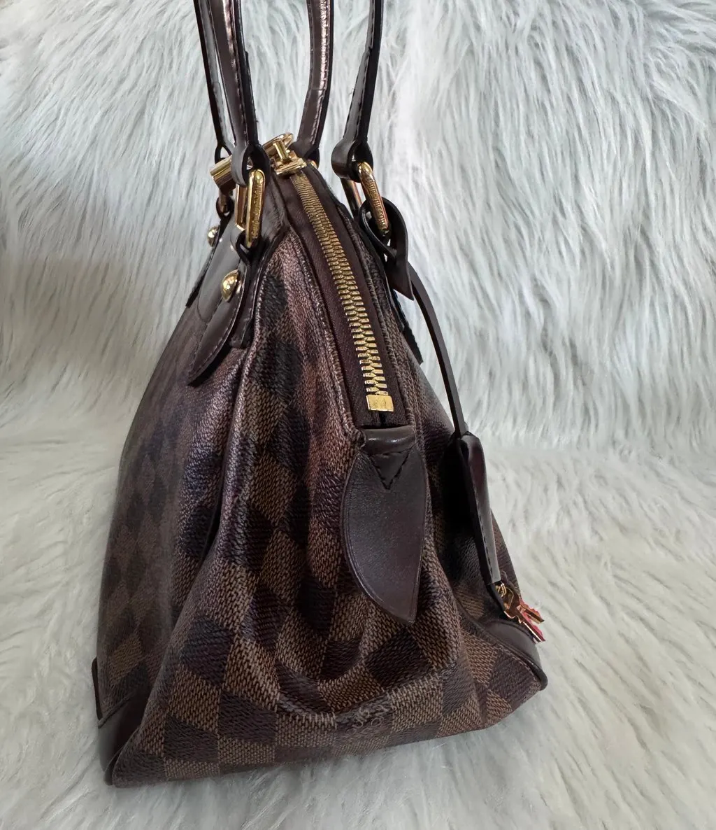 Louis Vuitton Damier Ebene Verona PM Brown Canvas Good - Model View