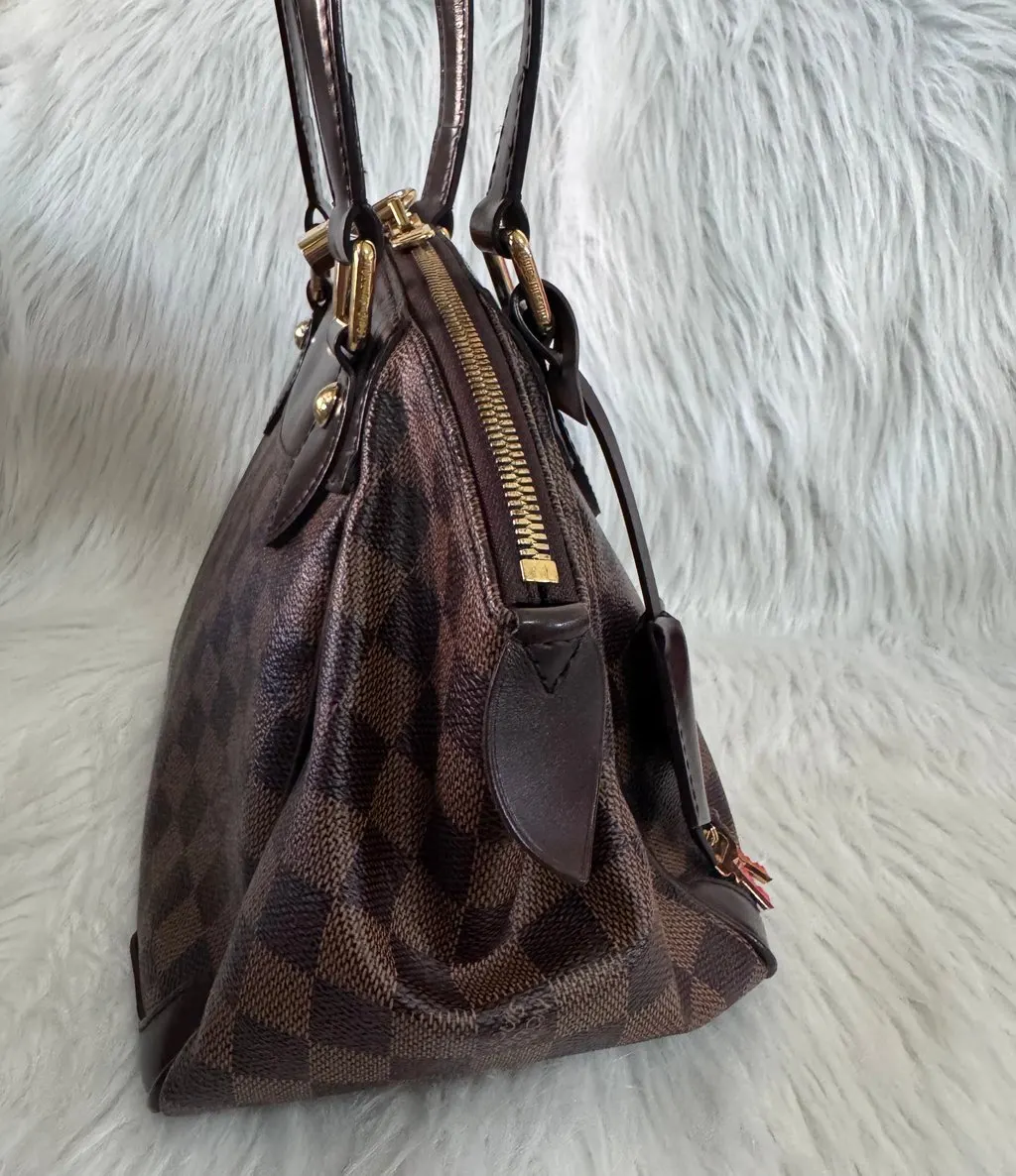 Louis Vuitton Damier Ebene Verona PM Brown Canvas Very good - Model View