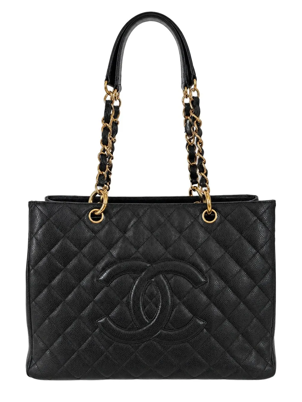 Chanel Black Caviar Grand Shopping Tote